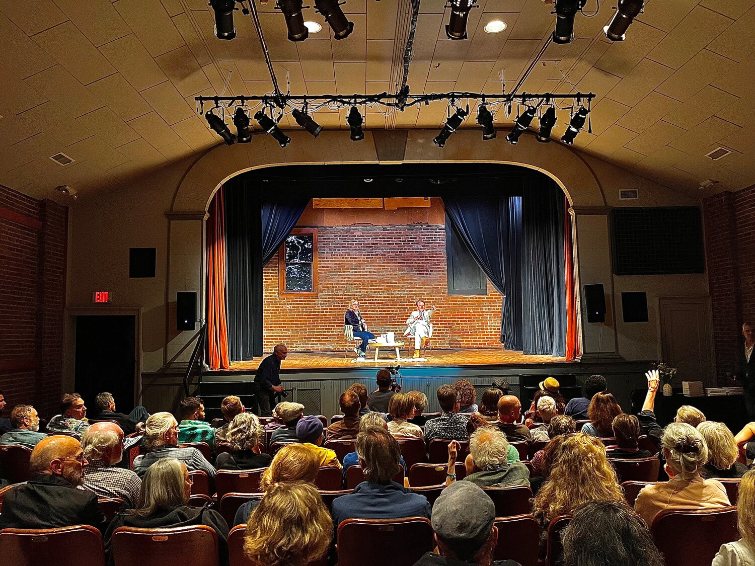 Biographer D.J. Taylor ("Orwell: The Life") was featured at the Deep Water Literary Festival  discussing his latest—a  sequel titled “Orwell: The New Life”—during a lively on-stage conversation with critic Liesl Schillinger.